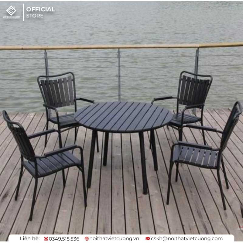 Bộ bàn ghế sắt chất lượng tại Nội thất Việt Cường