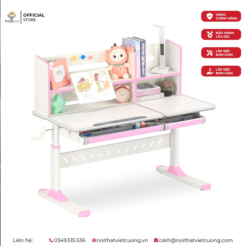 Bàn học thông minh giúp ba mẹ bé tiết kiệm nhiều chi phí