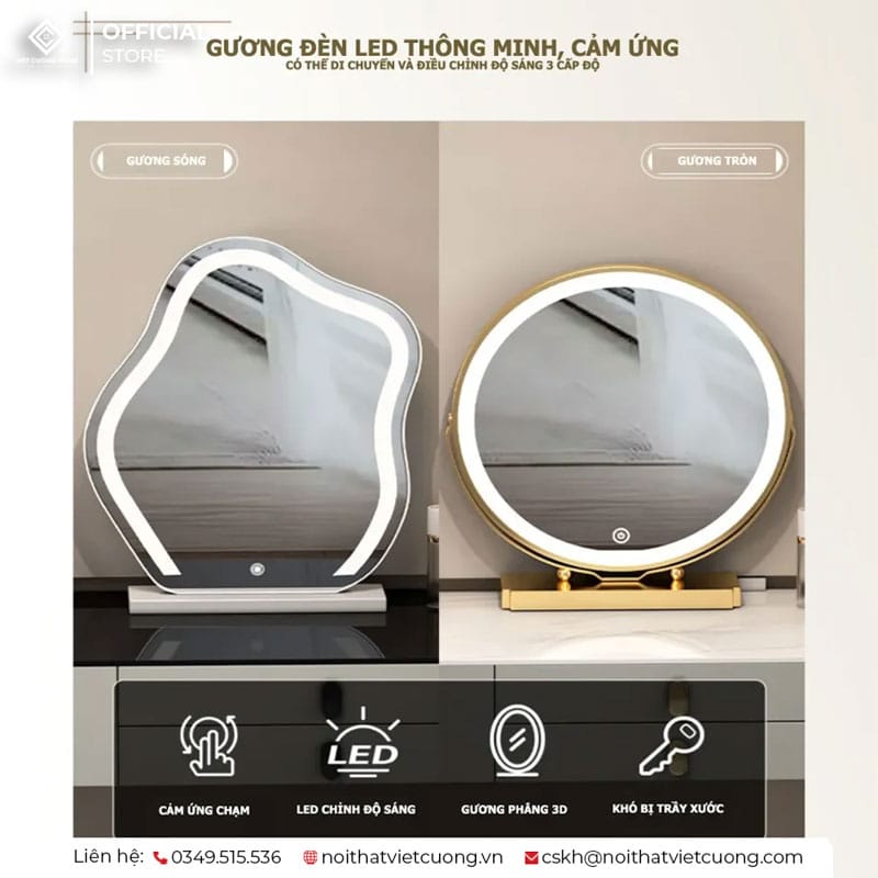 Gương đèn LED Gương đèn LED
