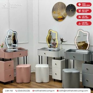 Mẫu bàn trang điểm thông minh M4