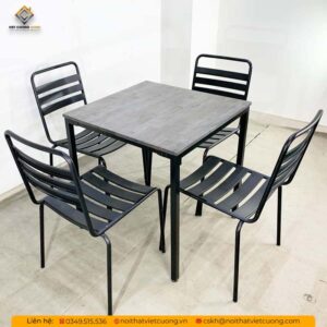 Thiết kế đơn giản nhưng vẫn cực kỳ hiện đại cho không gian quán