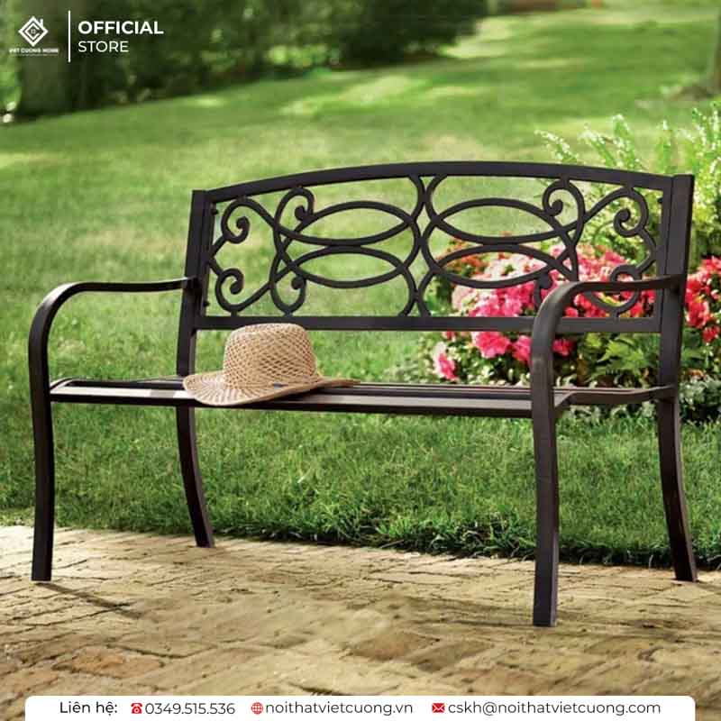 Lựa chọn ghế công viên sắt mỹ thuật đẹp & bền cho khuôn viên