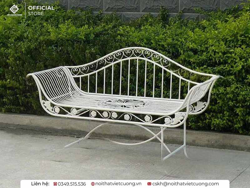 Mẫu ghế sắt nghệ thuật đơn giản