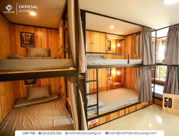 Nội thất Việt Cường – Chuyên cung cấp giường tầng sắt homestay uy tín, chất lượng