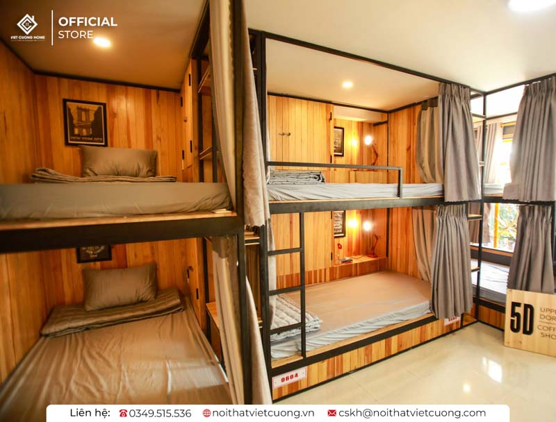 Nội thất Việt Cường – Chuyên cung cấp giường tầng sắt homestay uy tín, chất lượng