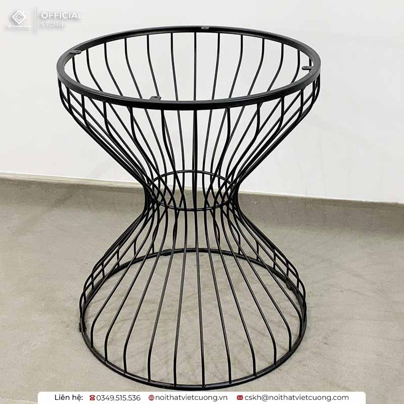 Mẫu chân bàn cafe bằng sắt sơn tĩnh điện cao cấp