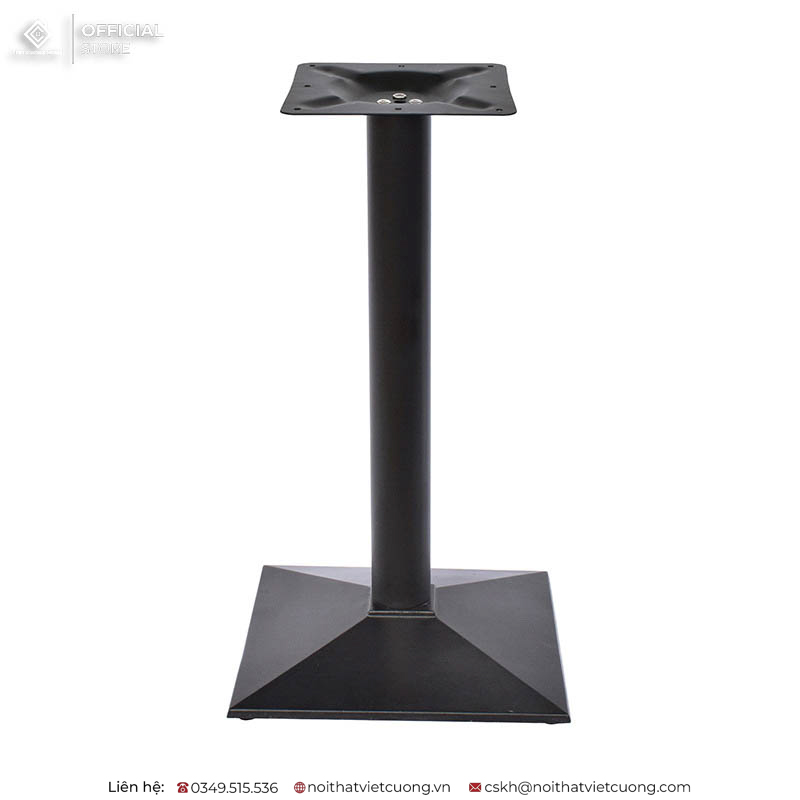 Mẫu chân bàn cafe bằng sắt sơn tĩnh điện cao cấp