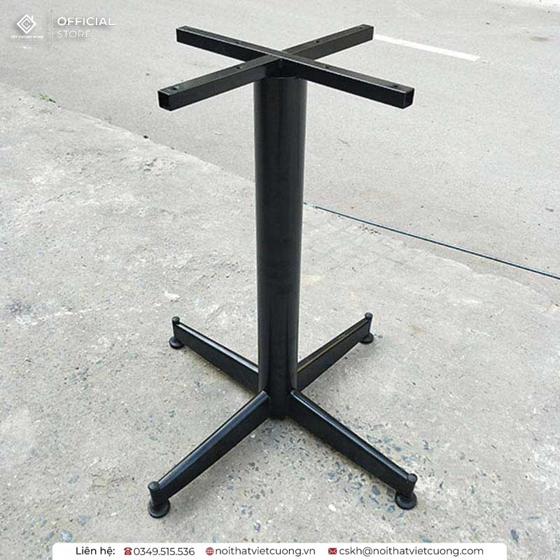 Mẫu chân bàn cafe bằng sắt sơn tĩnh điện cao cấp