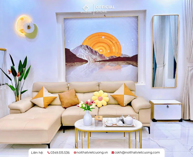 Mẫu sofa góc chữ L