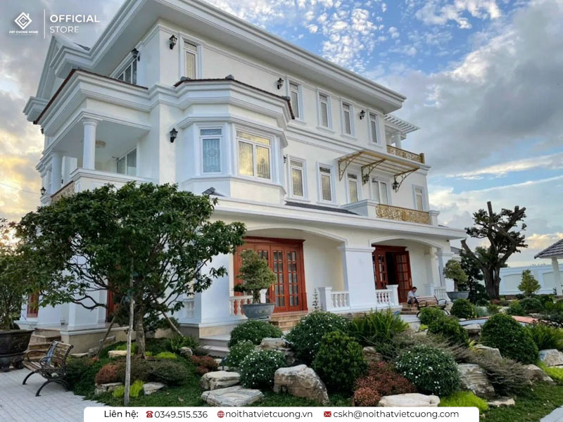 Mẫu thiết kế sân vườn biệt thự đẹp