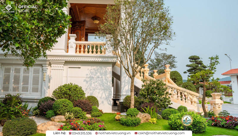 Mẫu thiết kế sân vườn biệt thự đẹp