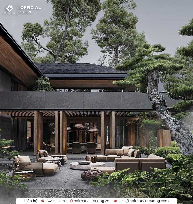 Mẫu thiết kế sân vườn biệt thự đẹp