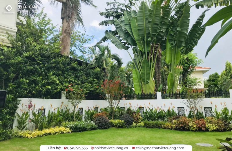 Mẫu thiết kế sân vườn biệt thự đẹp