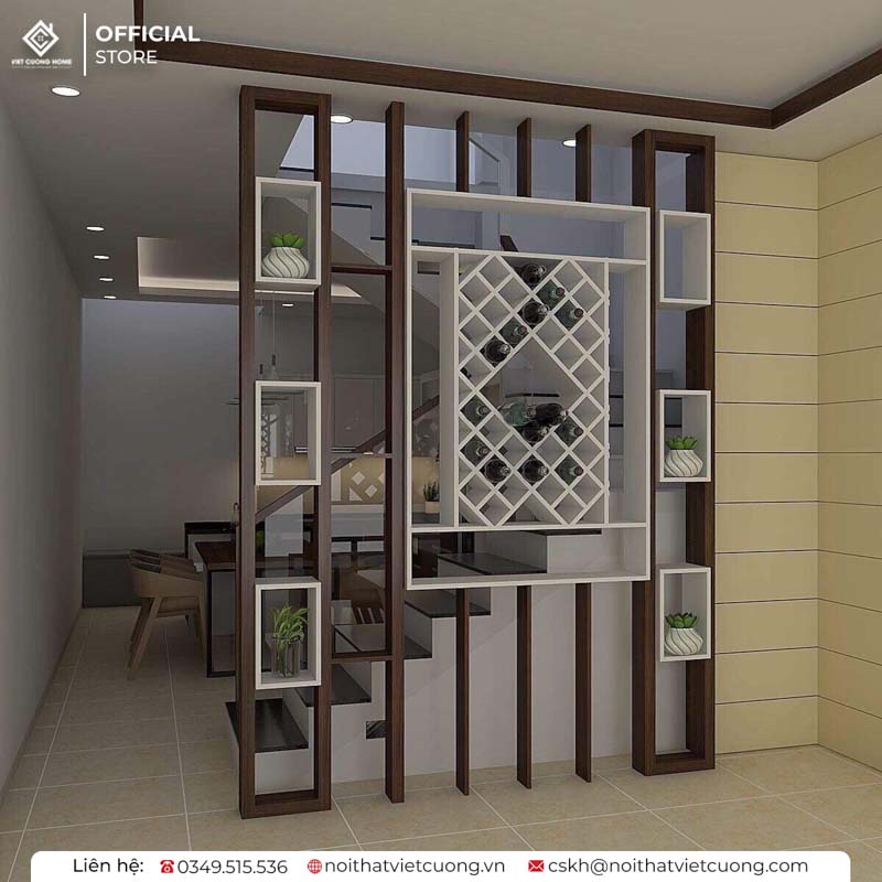 Vách ngăn gỗ MDF