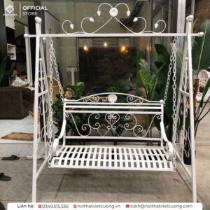 Mẫu xích đu sắt nghệ thuật đẹp