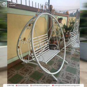 Xích đu sắt tròn XDS01